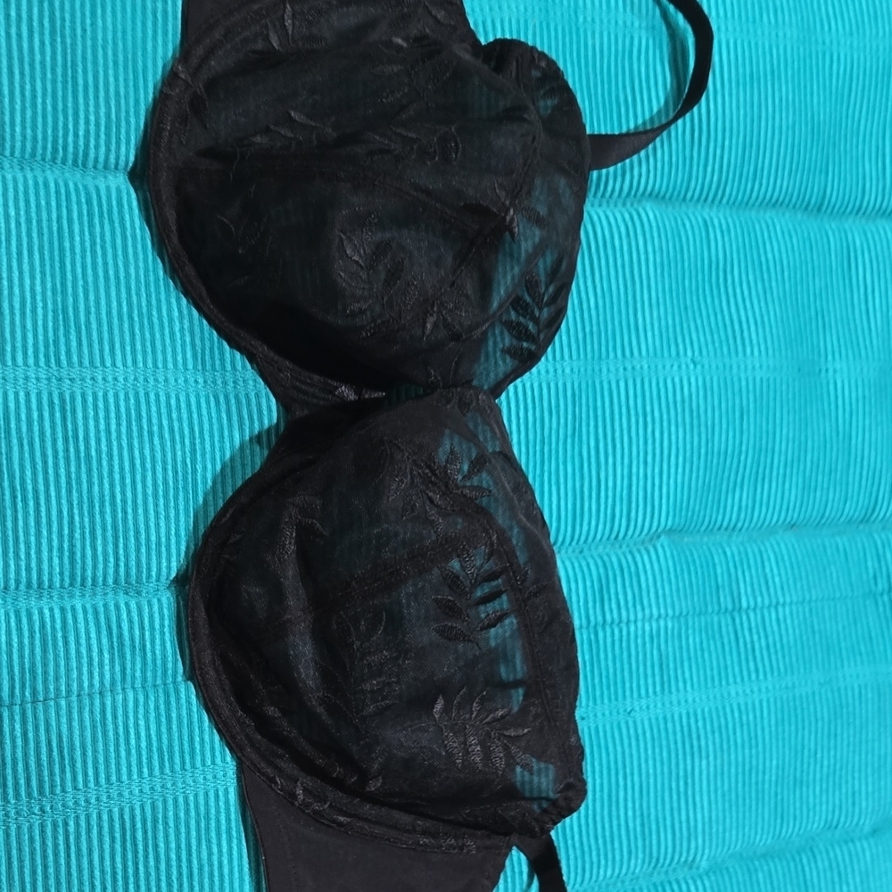 Panache Black Lace Braa